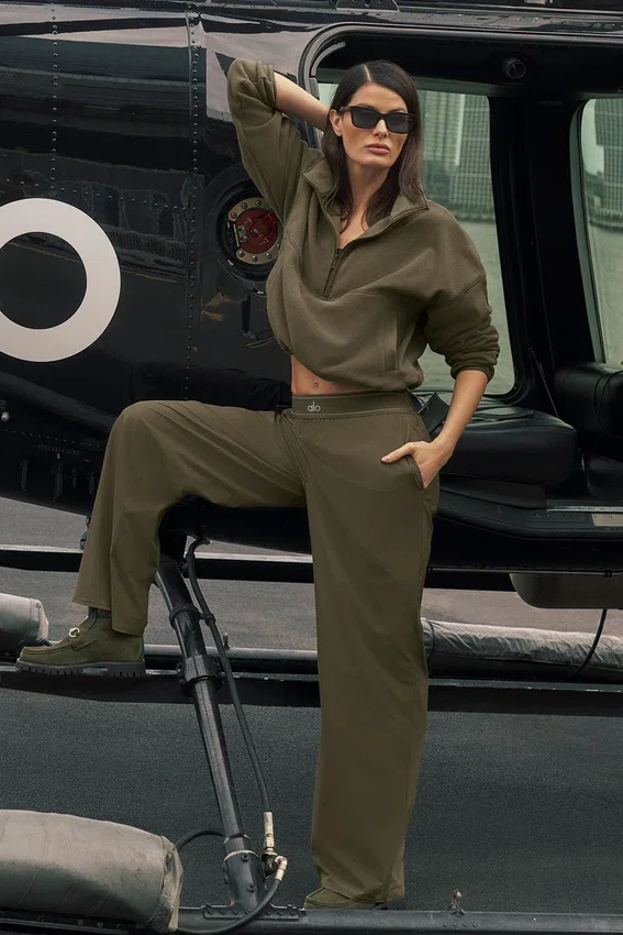Pantaloni Suit Up (Regular) - Olive Tree