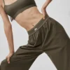 Pantaloni Suit Up (Regular) - Olive Tree