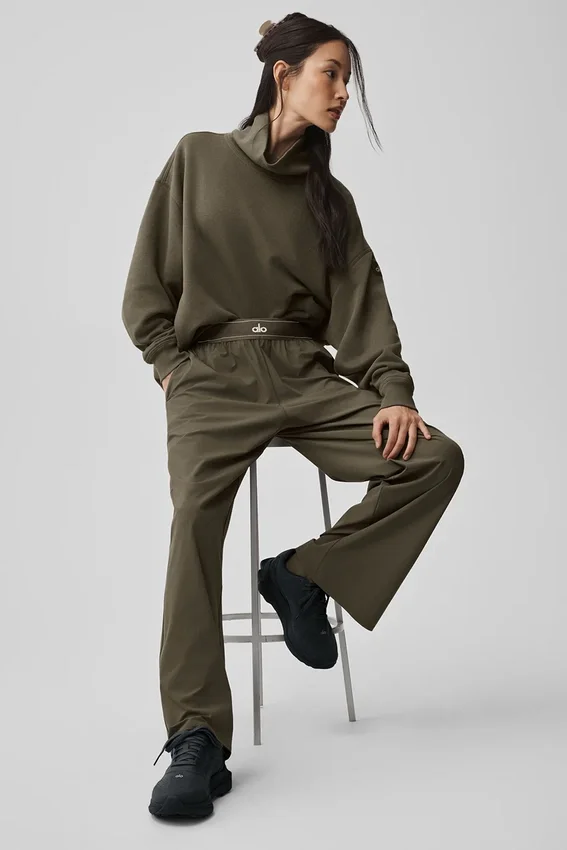 Pantaloni Suit Up (Regular) - Olive Tree
