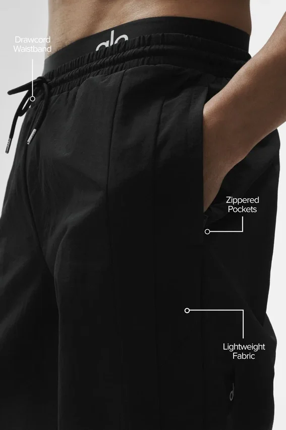 Pantaloni Takeaway Track a gamba dritta - Nero