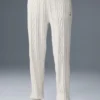 Pantaloni Winter Bliss a maglia intrecciata - Avorio
