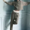 Pantaloni Winter Bliss a maglia intrecciata - Cacao chiaro