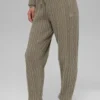 Pantaloni Winter Bliss a maglia intrecciata - Cacao chiaro