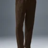 Pantaloni Winter Bliss a maglia intrecciata - Espresso