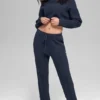 Pantaloni Winter Bliss a trecce - Blu navy