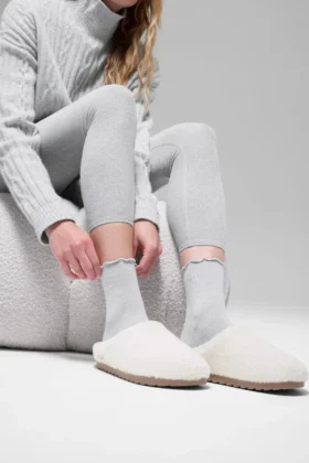 Pantofola Sherpa Recovery - Avorio