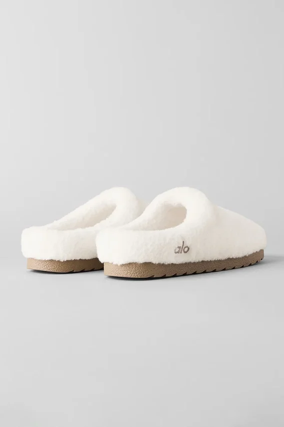Pantofola Sherpa Recovery - Avorio