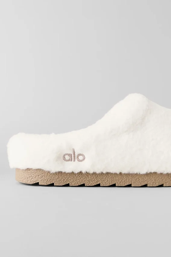 Pantofola Sherpa Recovery - Avorio