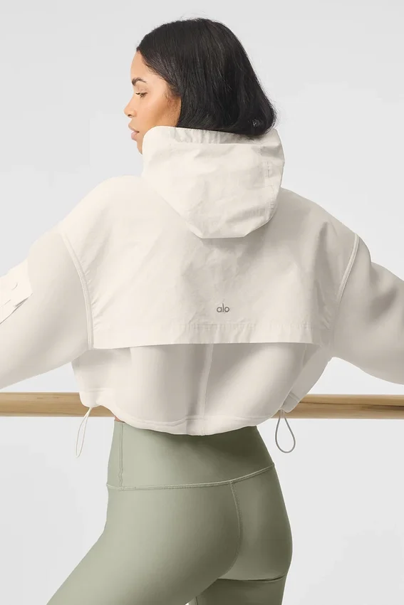 Parka cargo corto Engage - Avorio