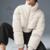 Piumino a corsetto Sherpa Main Act - Avorio