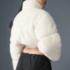 Piumino a corsetto Sherpa Main Act - Avorio