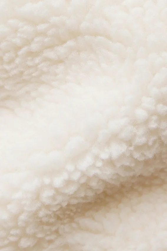Piumino a corsetto Sherpa Main Act - Avorio