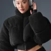 Piumino a corsetto Sherpa Main Act - Nero