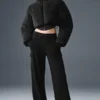 Piumino a corsetto Sherpa Main Act - Nero