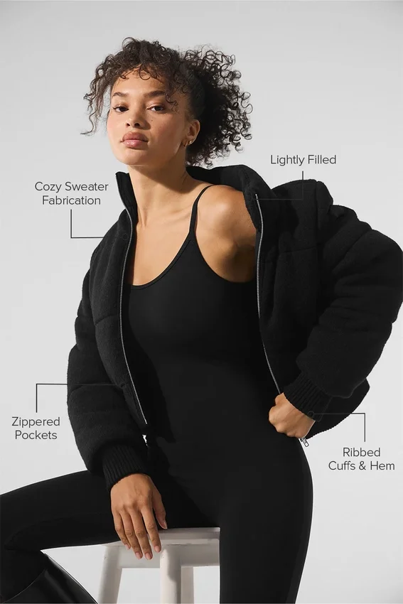 Piumino a maglione Darling - Nero