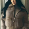 Piumino-maglione Northstar in cashmere - Cacao alpino melange