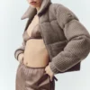Piumino-maglione Northstar in cashmere - Cacao alpino melange