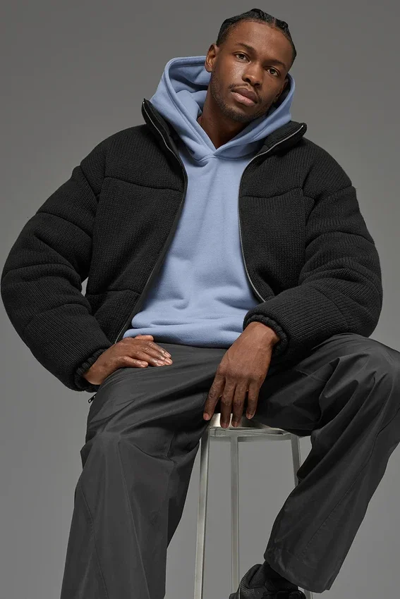 Piumino Maglione Stage - Nero