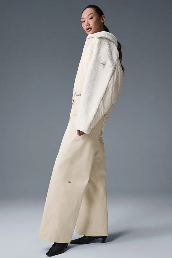Piumino Sherpa Cozy Escape - Avorio/Avorio