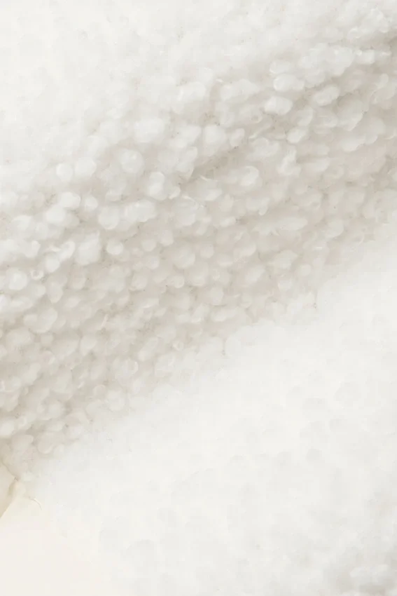 Piumino Sherpa Cozy Escape - Avorio/Avorio