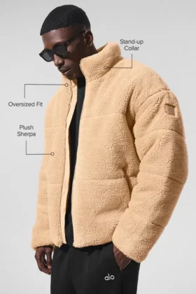 Piumino Sherpa Stage – Cammello