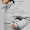 Piumino stile felpa - Grigio melange atletico