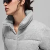 Piumino stile felpa - Grigio melange atletico