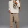 Polo a maniche lunghe Double Take - Beige