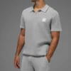 Polo in maglia Sports Club Maglione - Grigio melange atletico