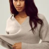 Polo Northstar in cashmere - Grigio avena melange