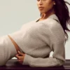 Polo Northstar in cashmere - Grigio avena melange