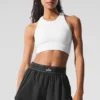 Reggiseno a collo alto Seamless Delight - Bianco