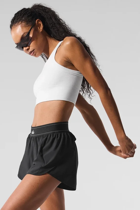 Reggiseno a collo alto Seamless Delight - Bianco