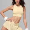 Reggiseno a collo alto Seamless Delight - Giallo candela