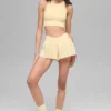 Reggiseno a collo alto Seamless Delight - Giallo candela