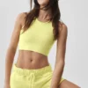 Reggiseno a collo alto Seamless Delight - Giallo sole