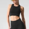 Reggiseno a collo alto Seamless Delight - Nero