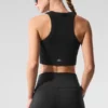 Reggiseno a collo alto Seamless Delight - Nero