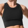 Reggiseno a collo alto Seamless Delight - Nero