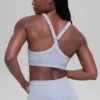 Reggiseno a costine bicolore senza cuciture - Grigio brina invernale melange