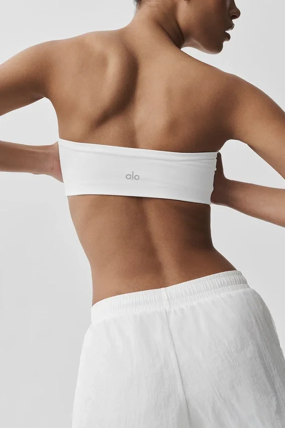 Reggiseno a fascia Airbrush - Bianco