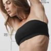 Reggiseno a fascia Airbrush - Nero