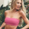 Reggiseno a fascia Airbrush - Rosa Paradiso