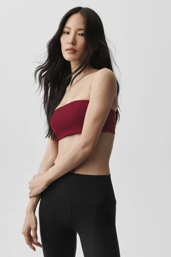 Reggiseno a fascia Airbrush - Summer Romance Red