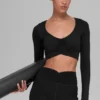 Reggiseno a maniche lunghe Alosoft Intuition - Nero