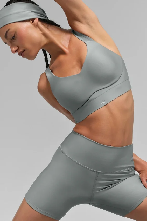 Reggiseno ad alto impatto Airlift Endurance - Grigio lunare
