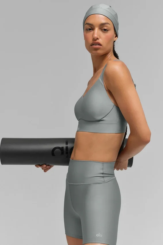 Reggiseno ad alto impatto Airlift Endurance - Grigio lunare