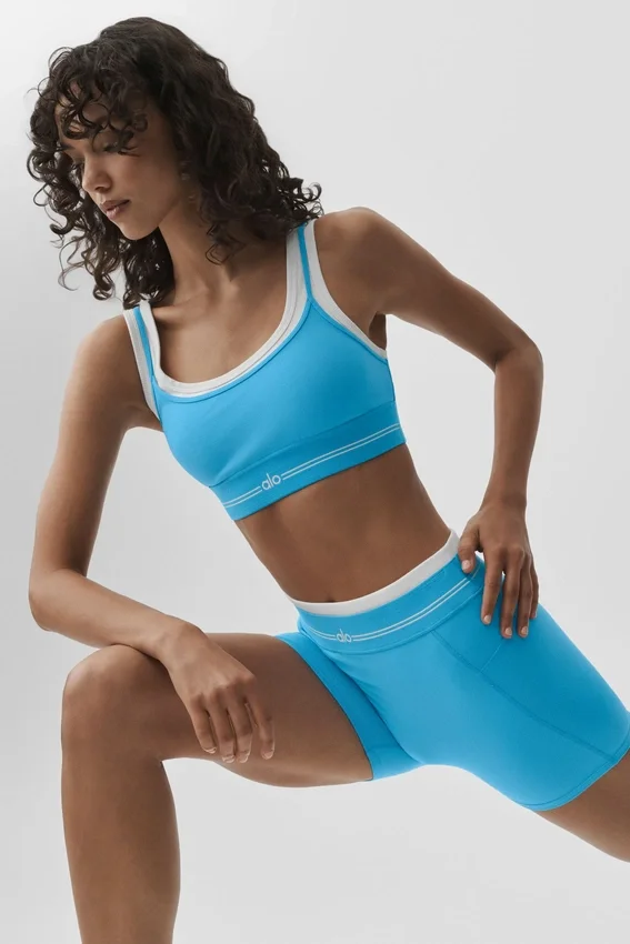 Reggiseno Airbrush Better Together - Blu azzurro/Bianco