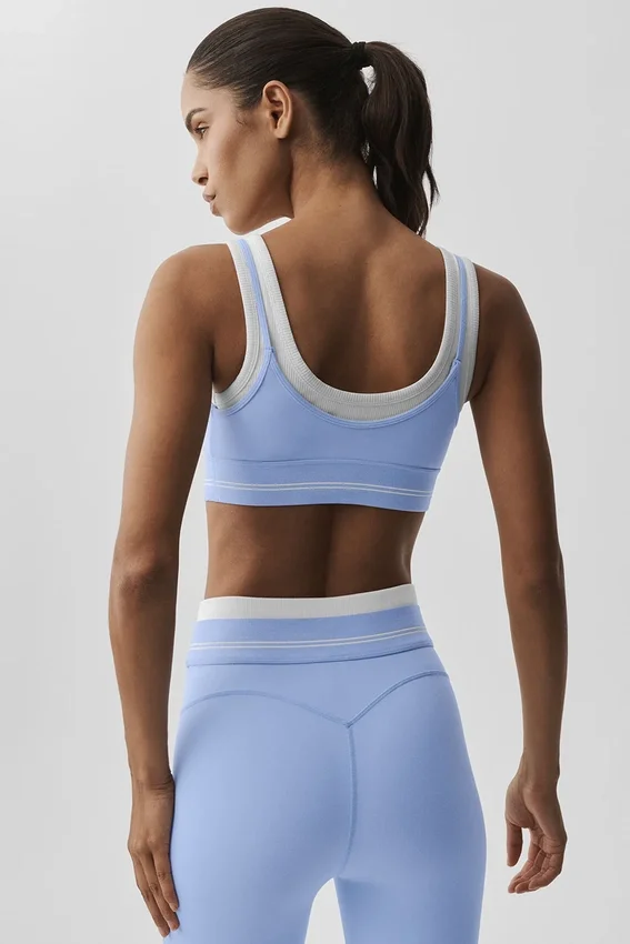 Reggiseno Airbrush Better Together - Blu Provenza chiaro/Bianco