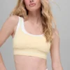 Reggiseno Airbrush Better Together - Giallo candela/Bianco
